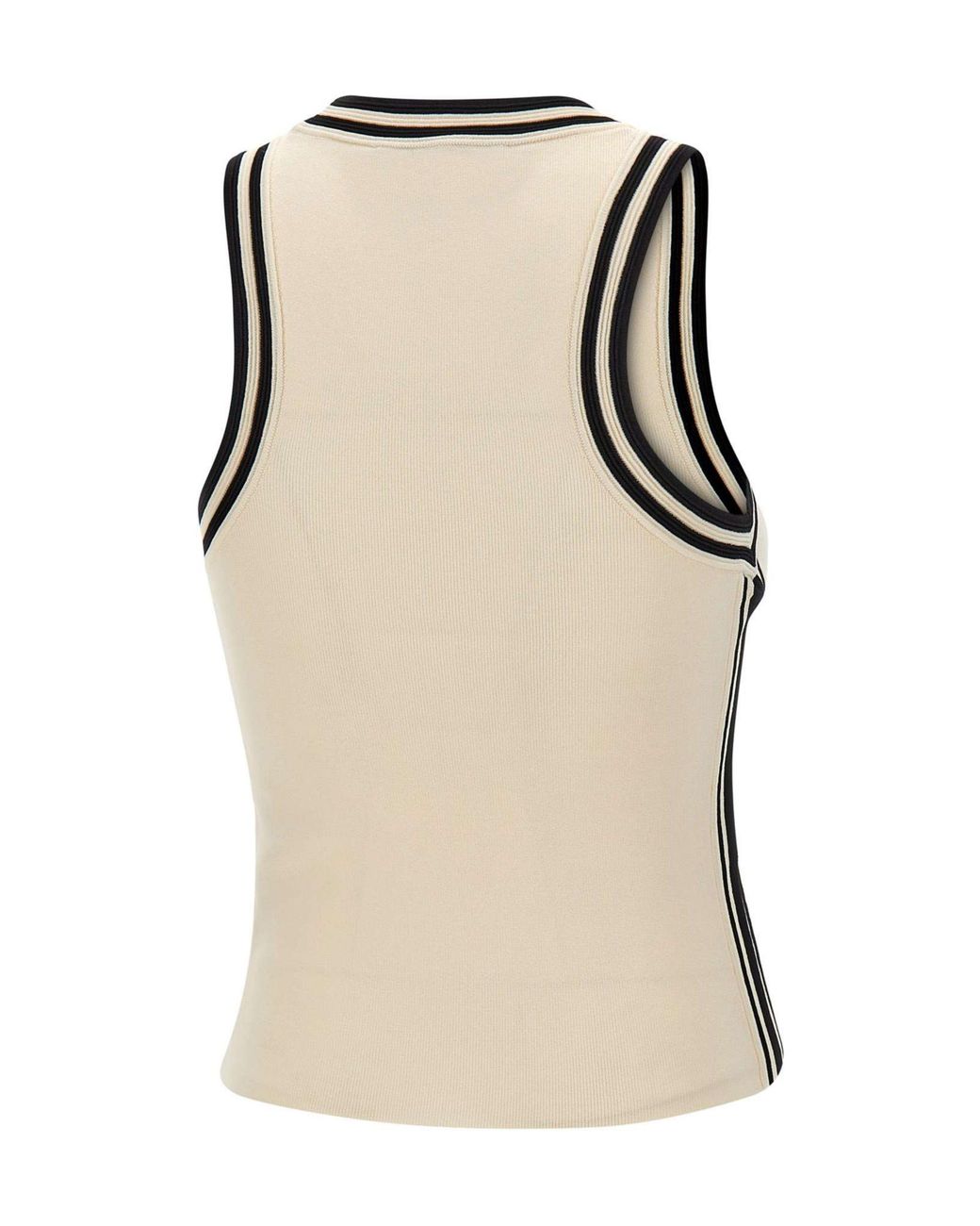 Kaos Natural Icona Cropped Knitted Top
