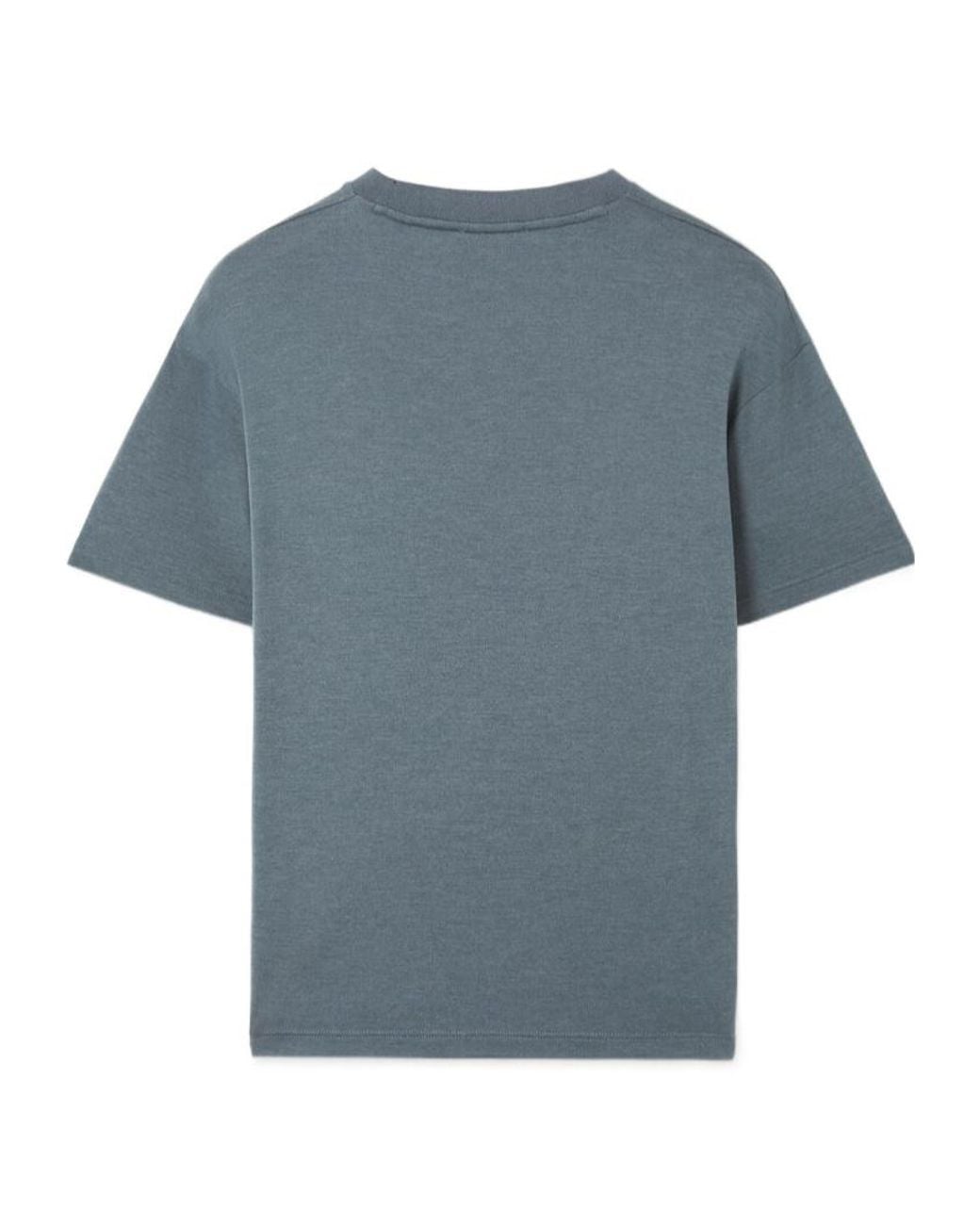 Loro Piana Blue Short-Sleeve T-Shirt for men