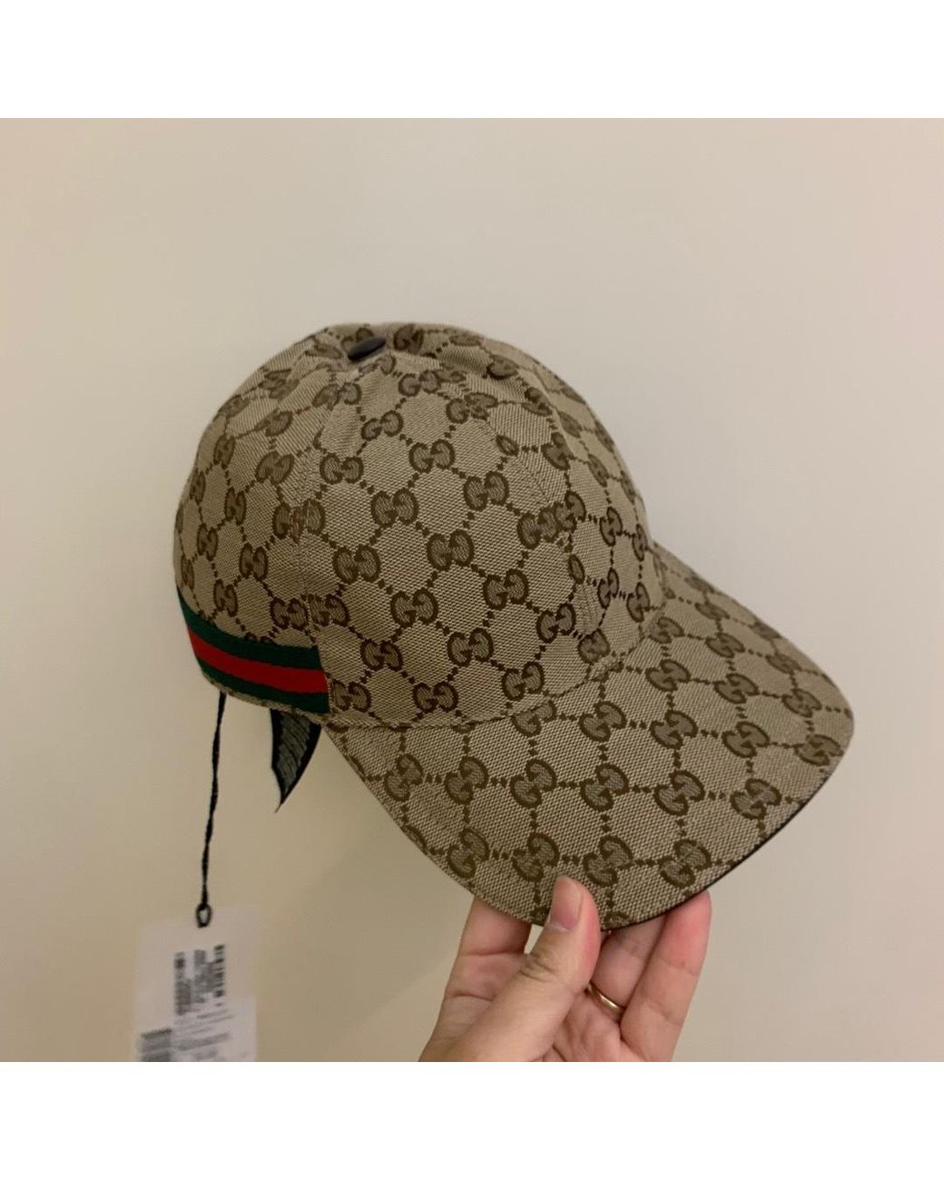 Gucci Natural Original Gg Baseball Hat for men