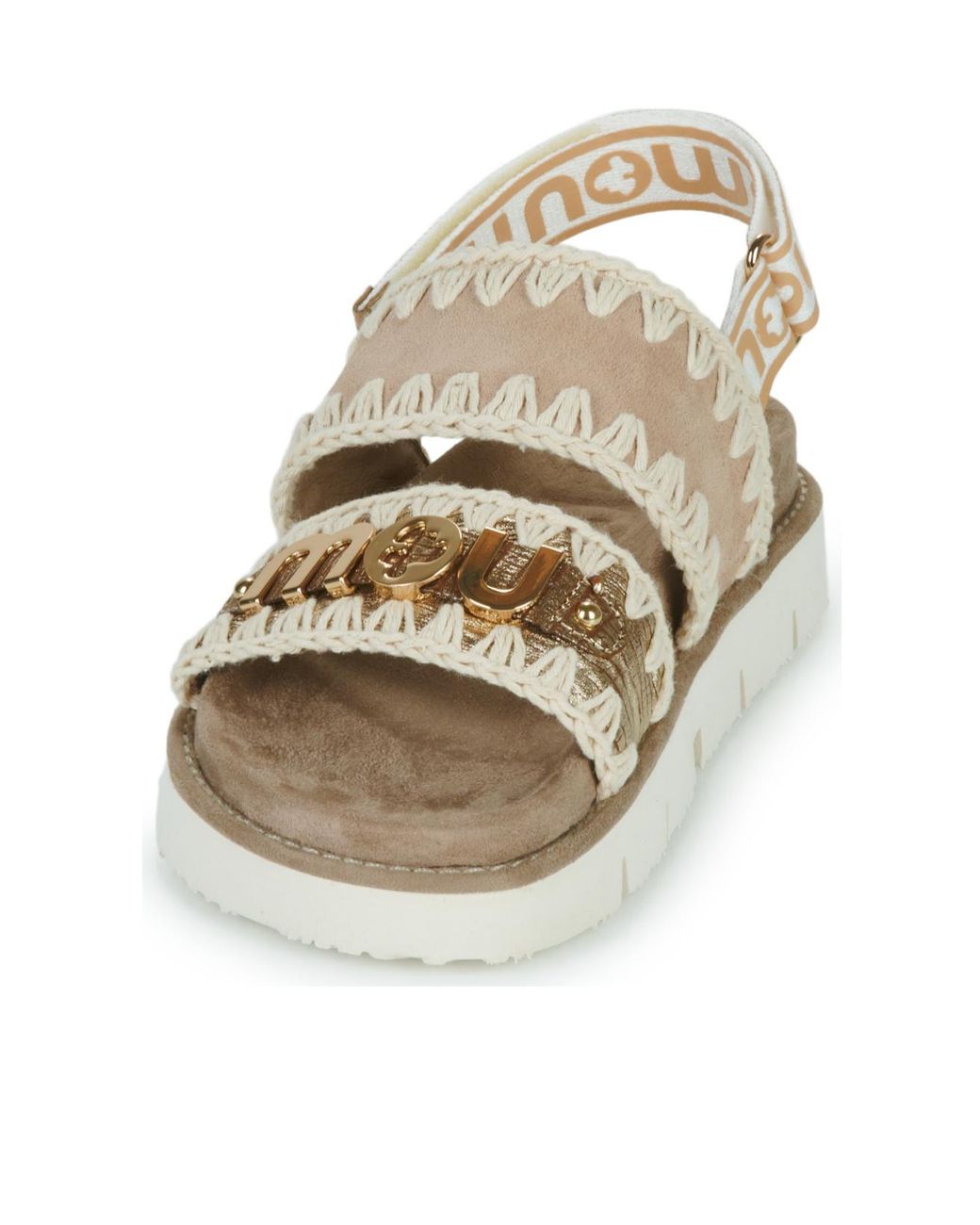 Mou Natural Bio Slingback Sandals