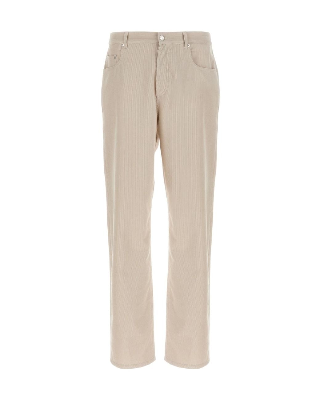 A.P.C. Natural Straight-Leg Corduroy Pants for men