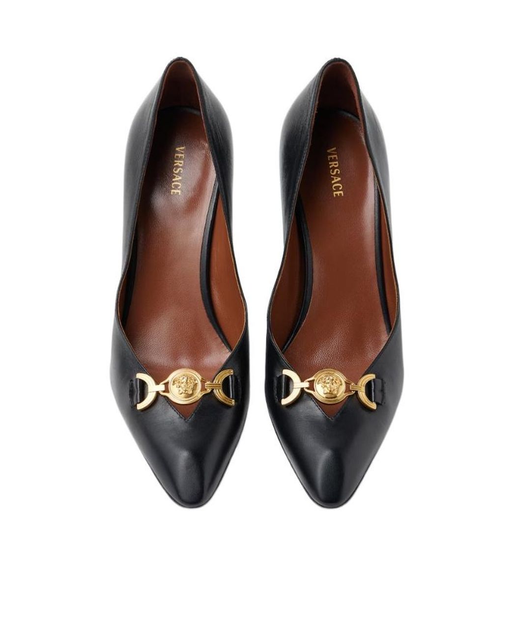 Versace Black Medusa 90Mm Heeled Pumps