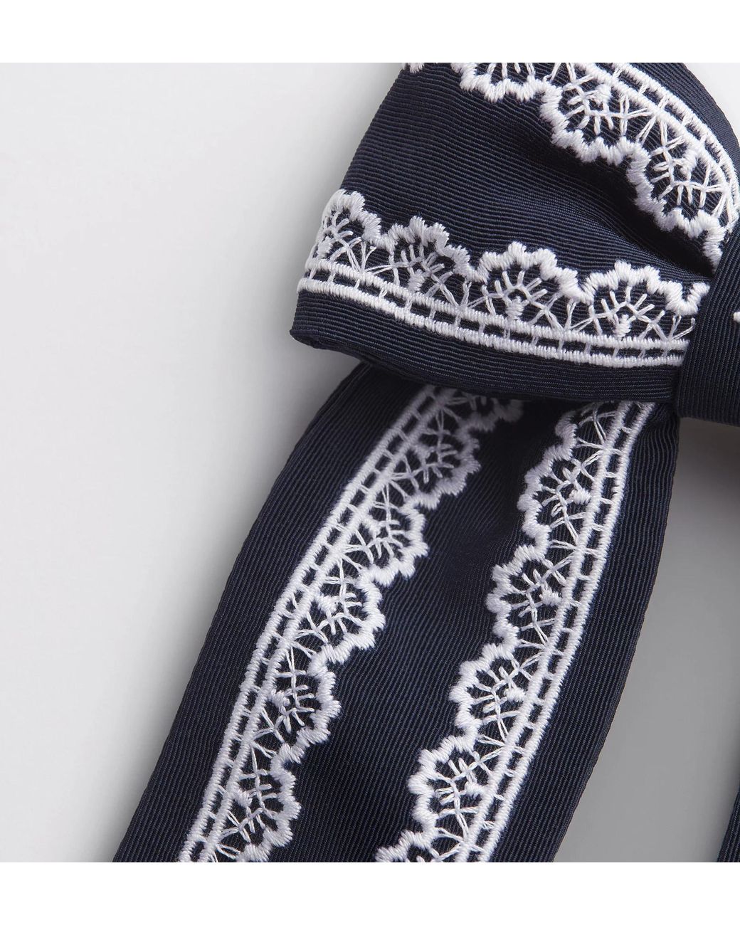 Dior Blue Large Twist Bow