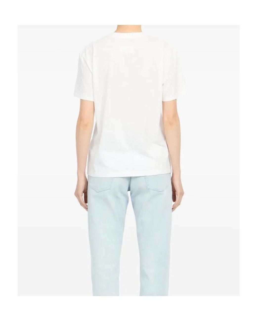 MM6 by Maison Margiela White Spray Paint T-Shirt