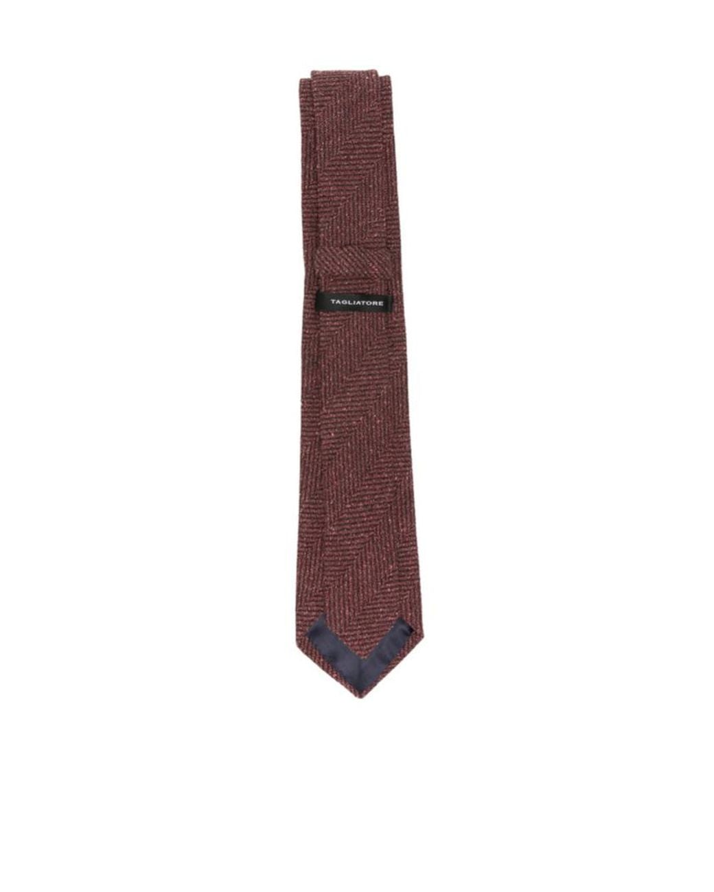 Tagliatore Purple Pointed Tie for men