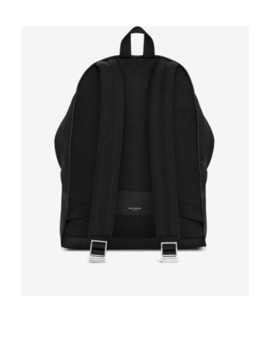 Saint Laurent Black City Zip-Up Backpack for men