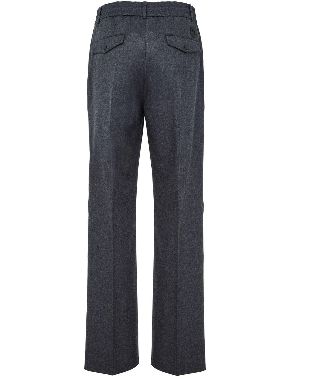 Moncler Blue Straight-Leg Casual Pants for men