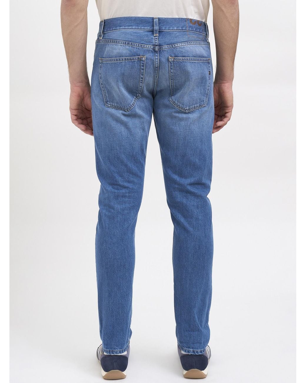 Dondup Blue Five-Pocket Jeans for men
