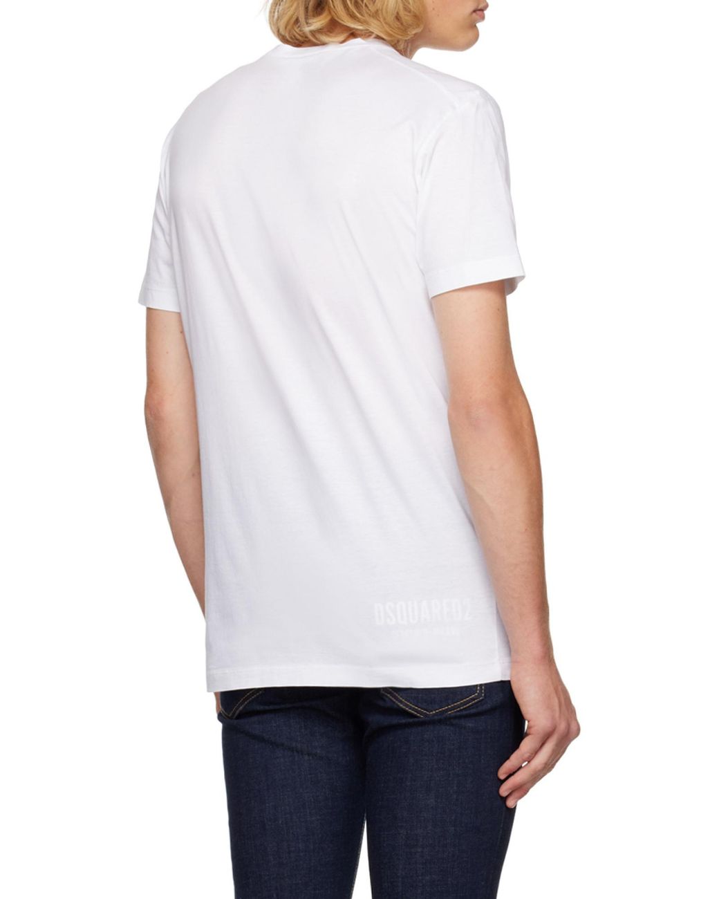 DSquared² White T-shirt for men