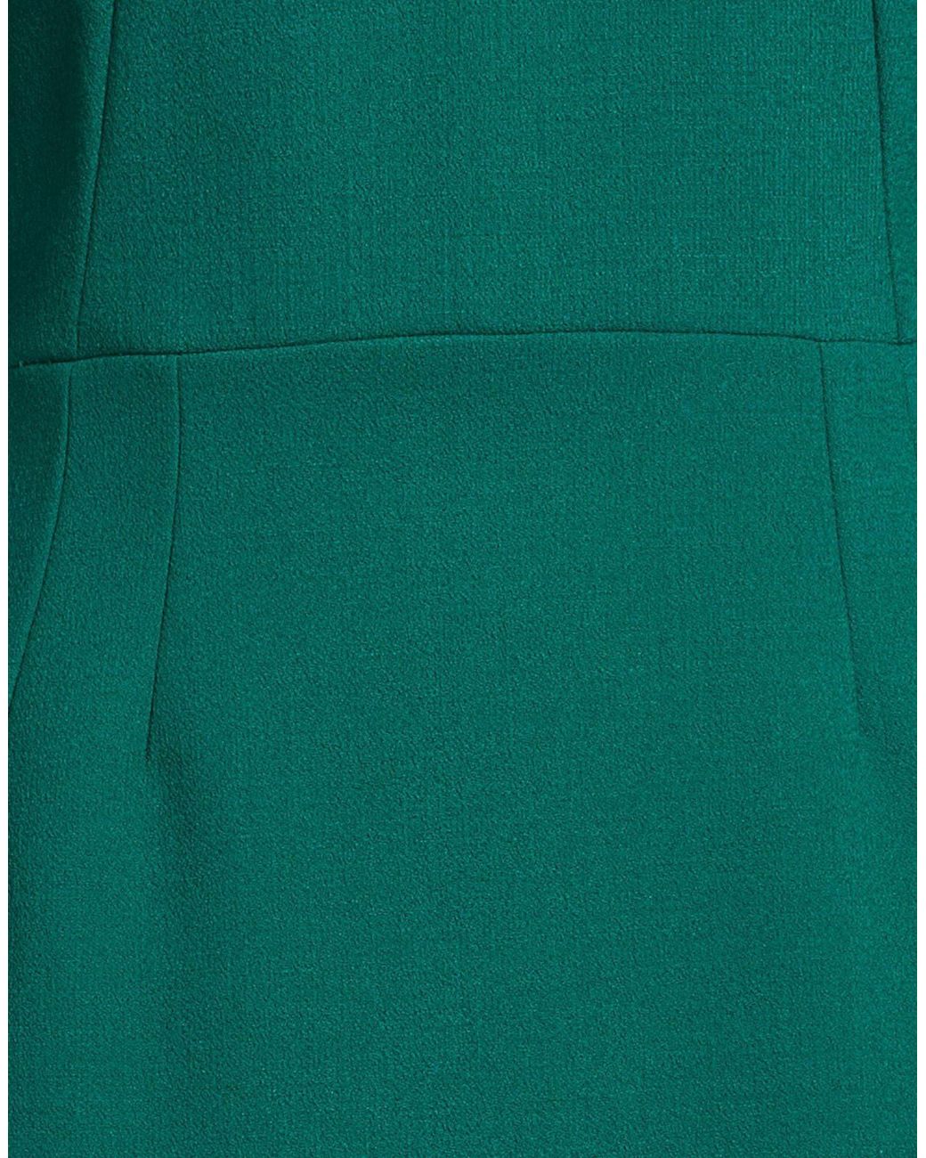 Dolce & Gabbana Green Solid-Colored Bodycon Dress