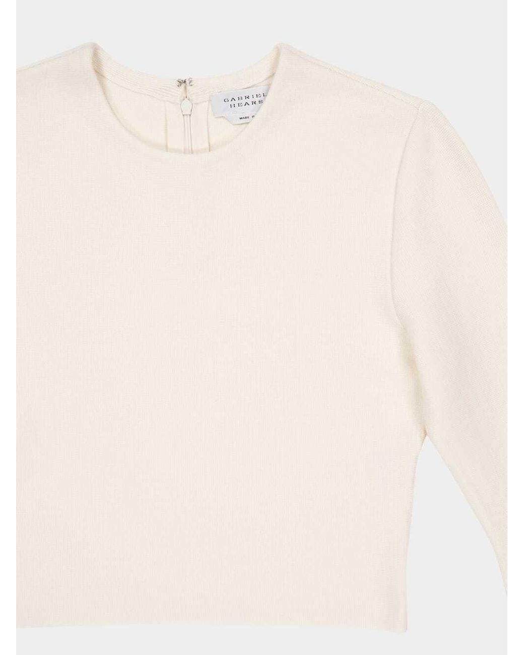Gabriela Hearst White Long-Sleeved Sweater