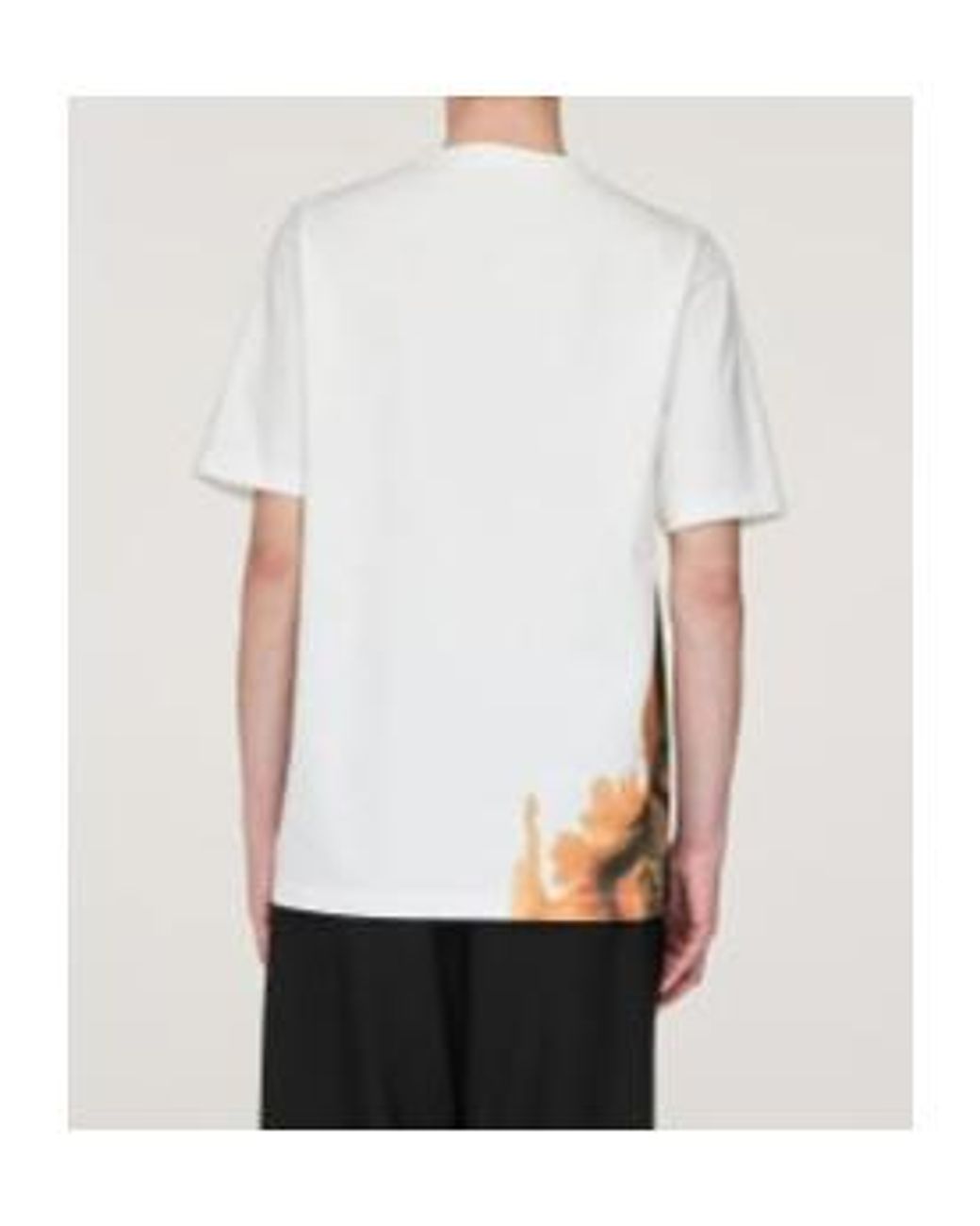 Y-3 White Short-Sleeved Crewneck T-Shirt for men