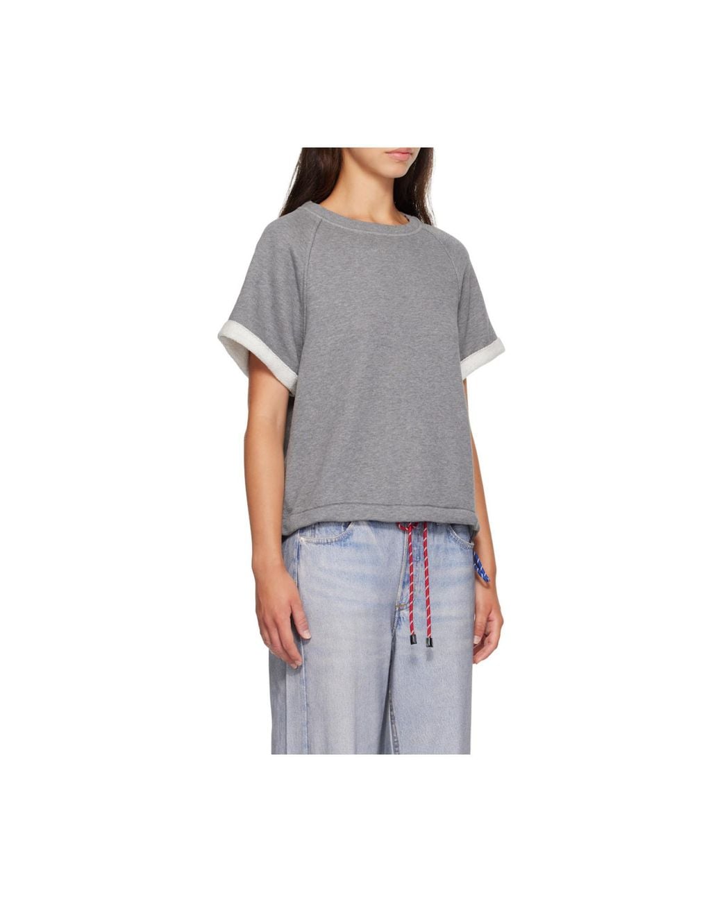 Rag & Bone Gray Vintage Terry Tee