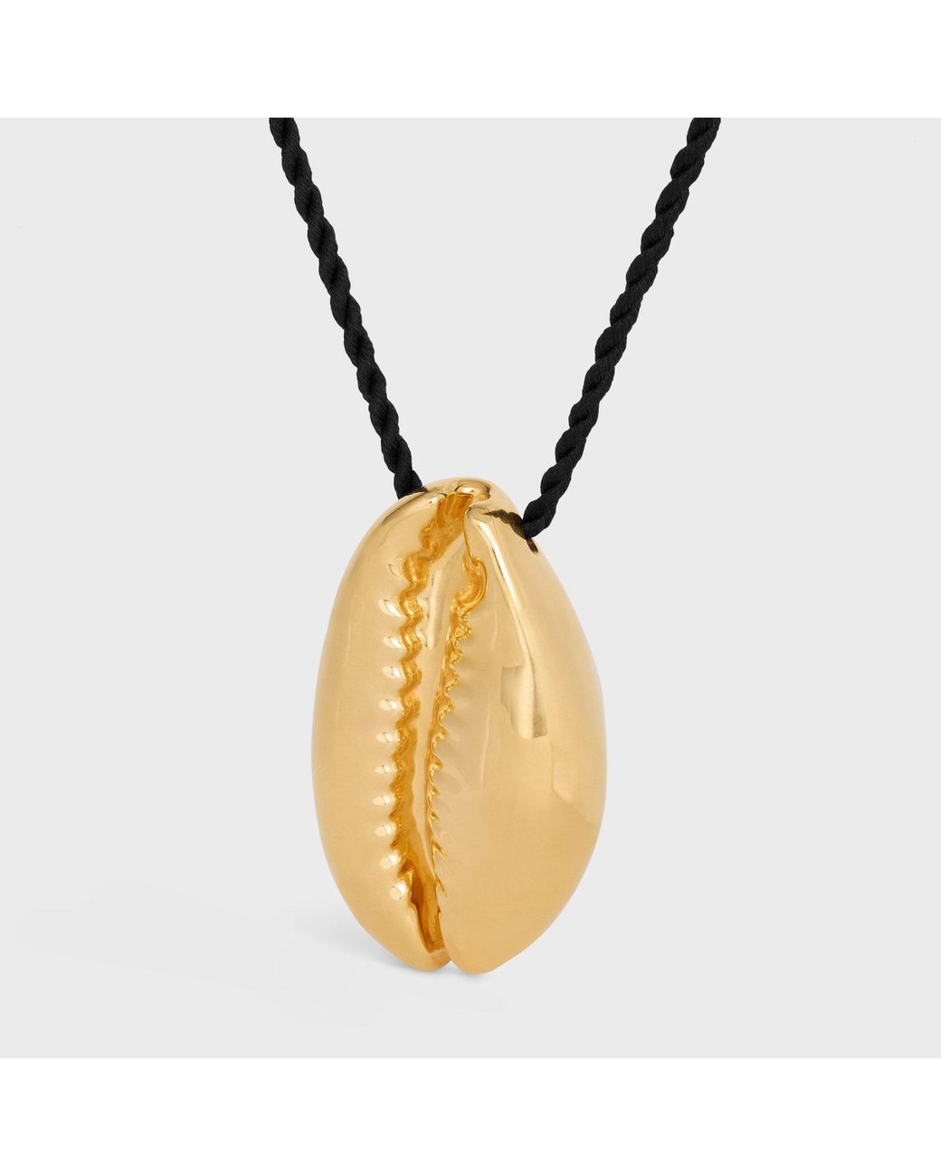 Céline Metallic Défilé Shell Necklace