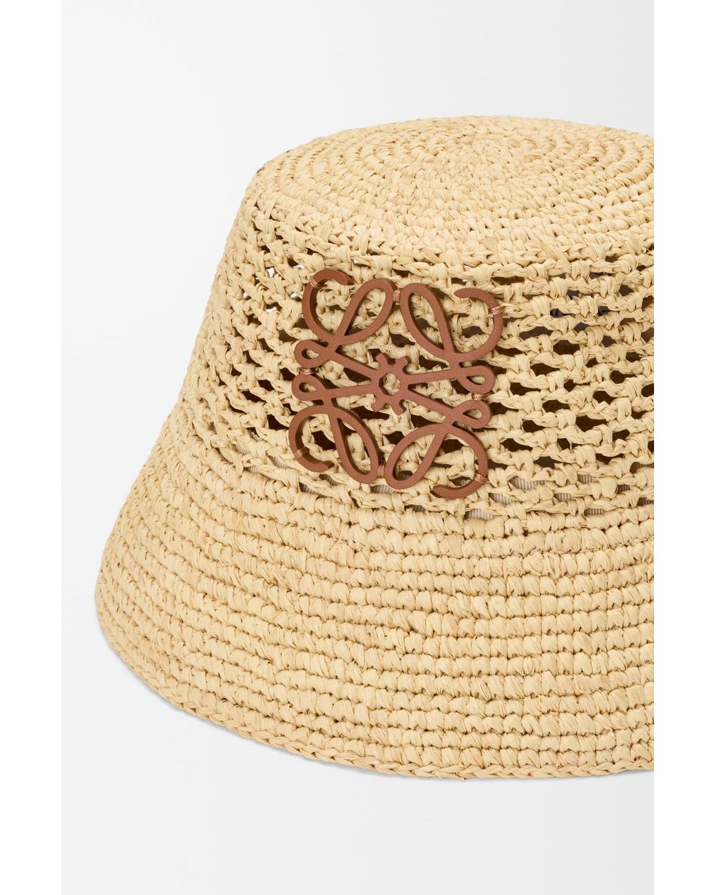 Loewe Natural X Paula's Ibiza Anagram Bucket Hat