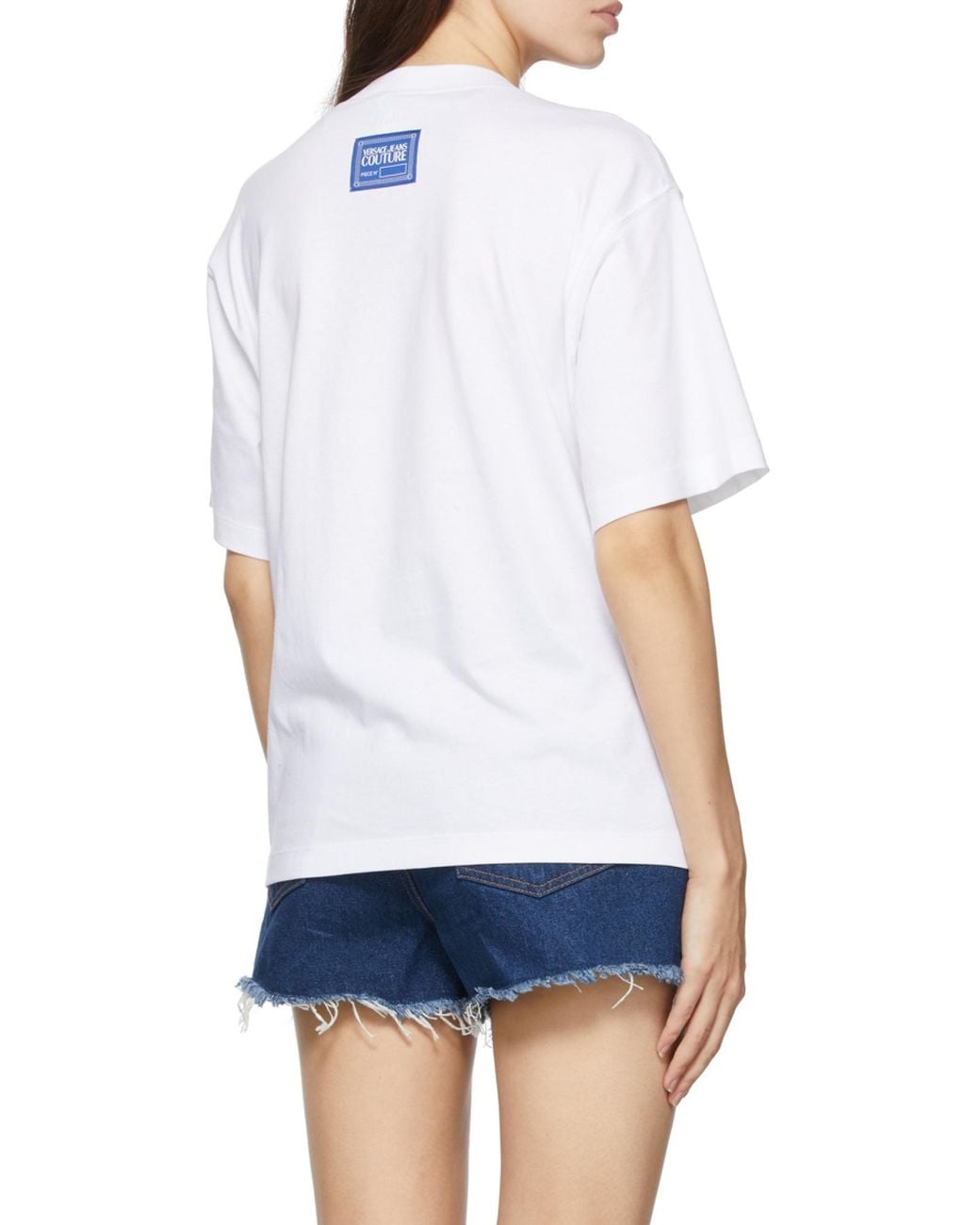 Versace Jeans White Logo-Print T-Shirt