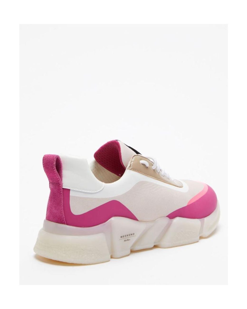 Weekend by Maxmara Pink Chunky Low-Top Sneakers