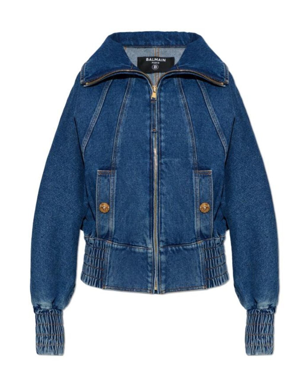 Balmain Blue Denim Jackets