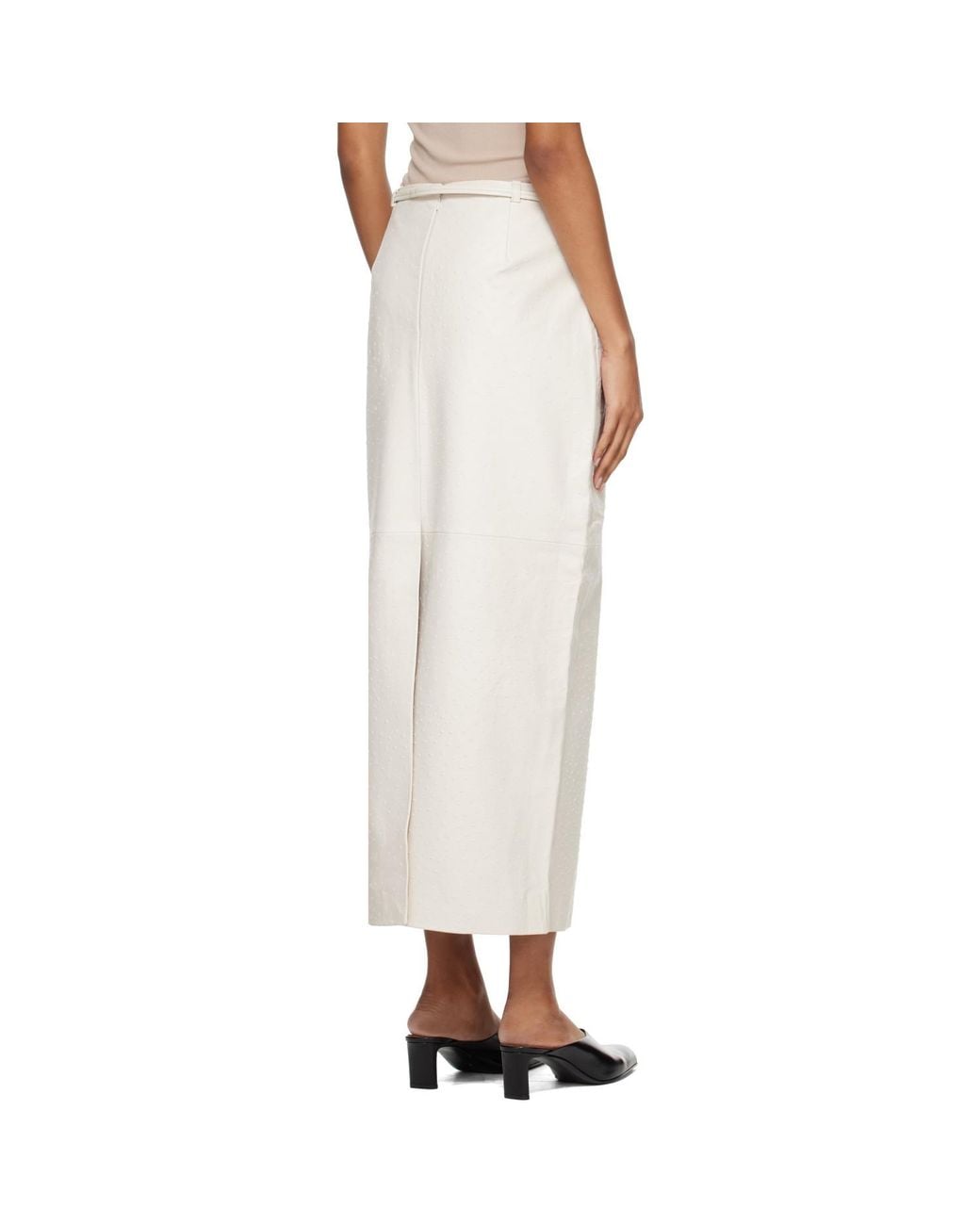 Rohe White Belted Skirt