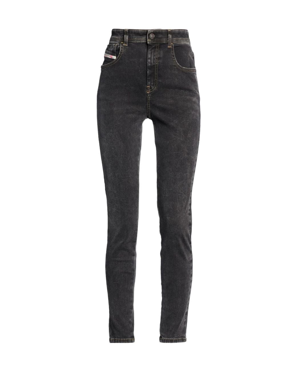 DIESEL Black High-Waisted Skinny Jeans