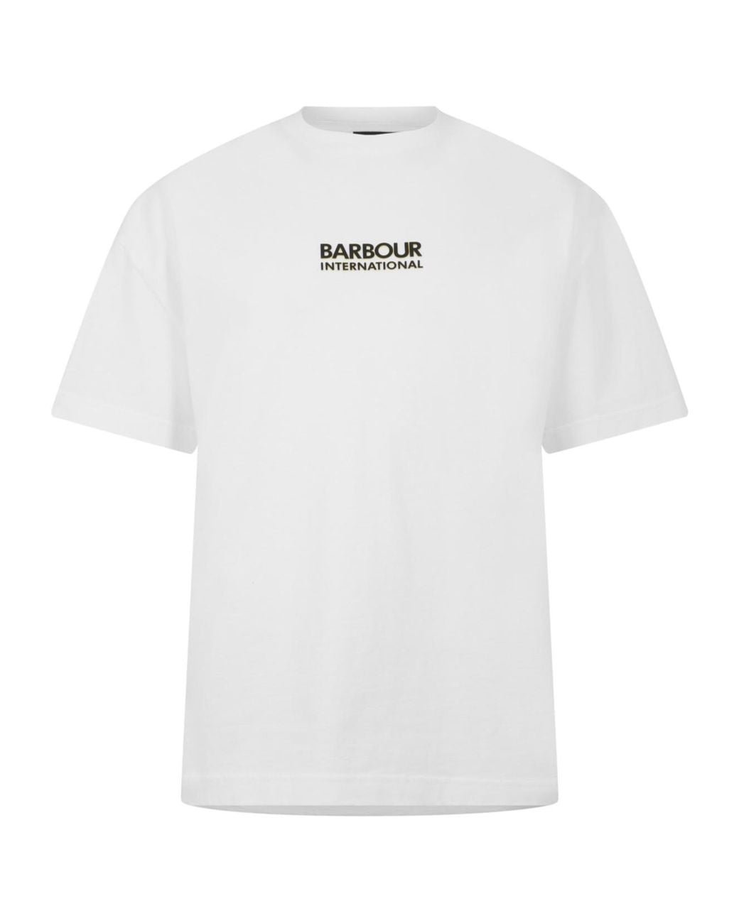 Barbour White Oversized Collins T-Shirt for men