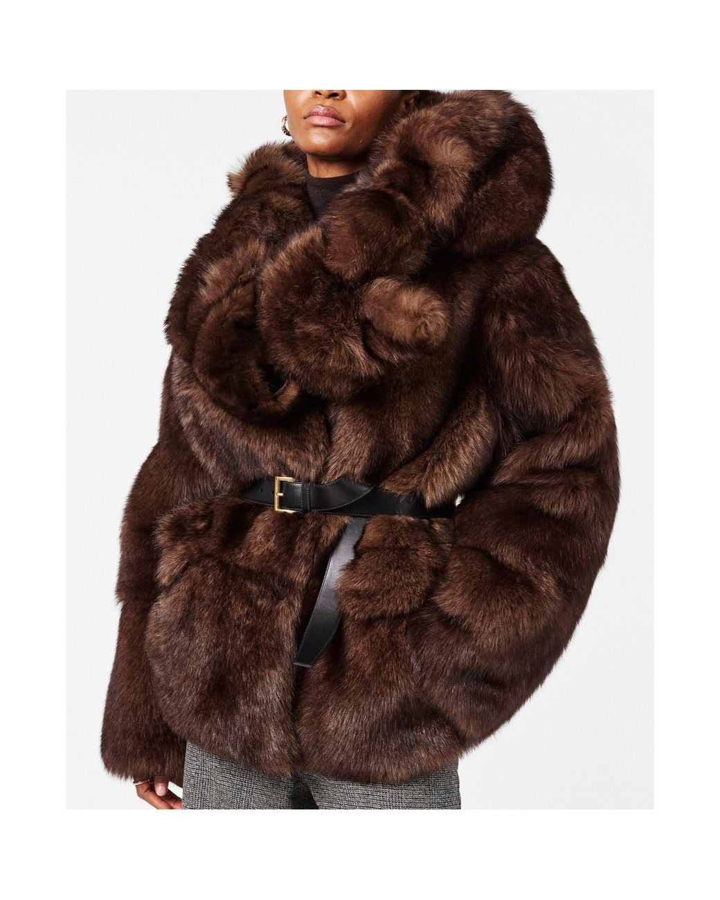 Prada Brown Warm Shearling Jacket