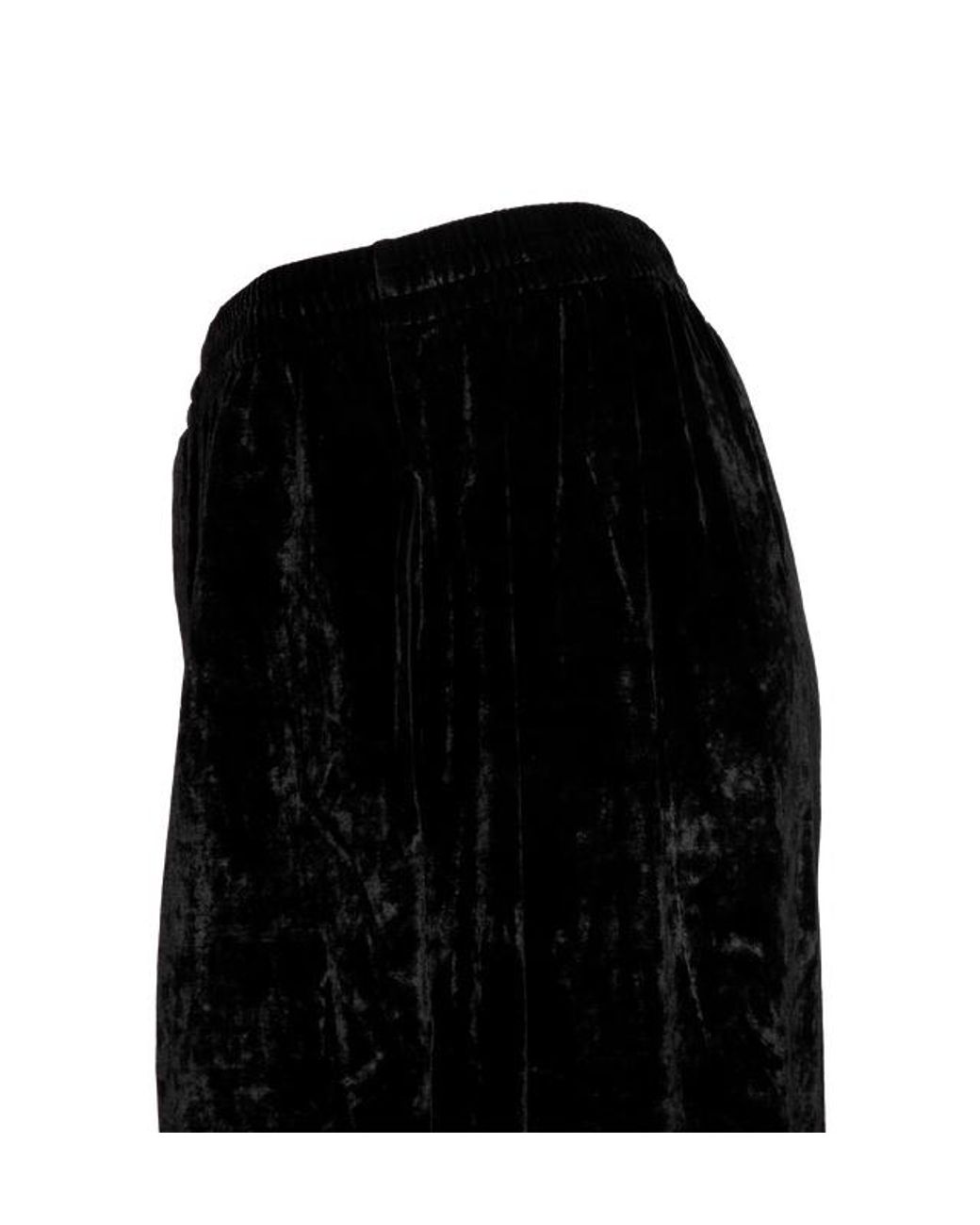 Balenciaga Black Elastic Waist Casual Pants for men