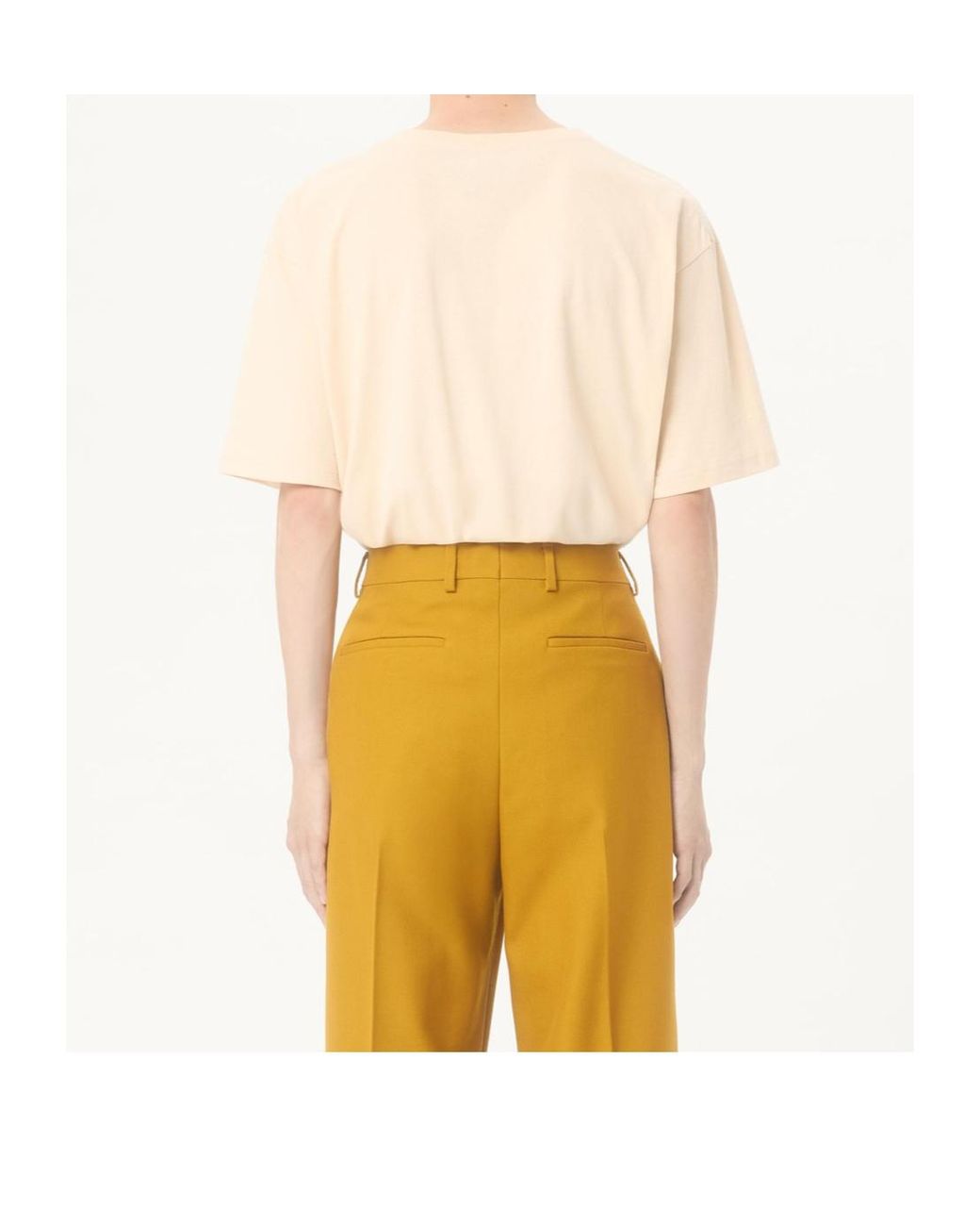 Valentino Natural Logo Printed Crewneck T-Shirt for men