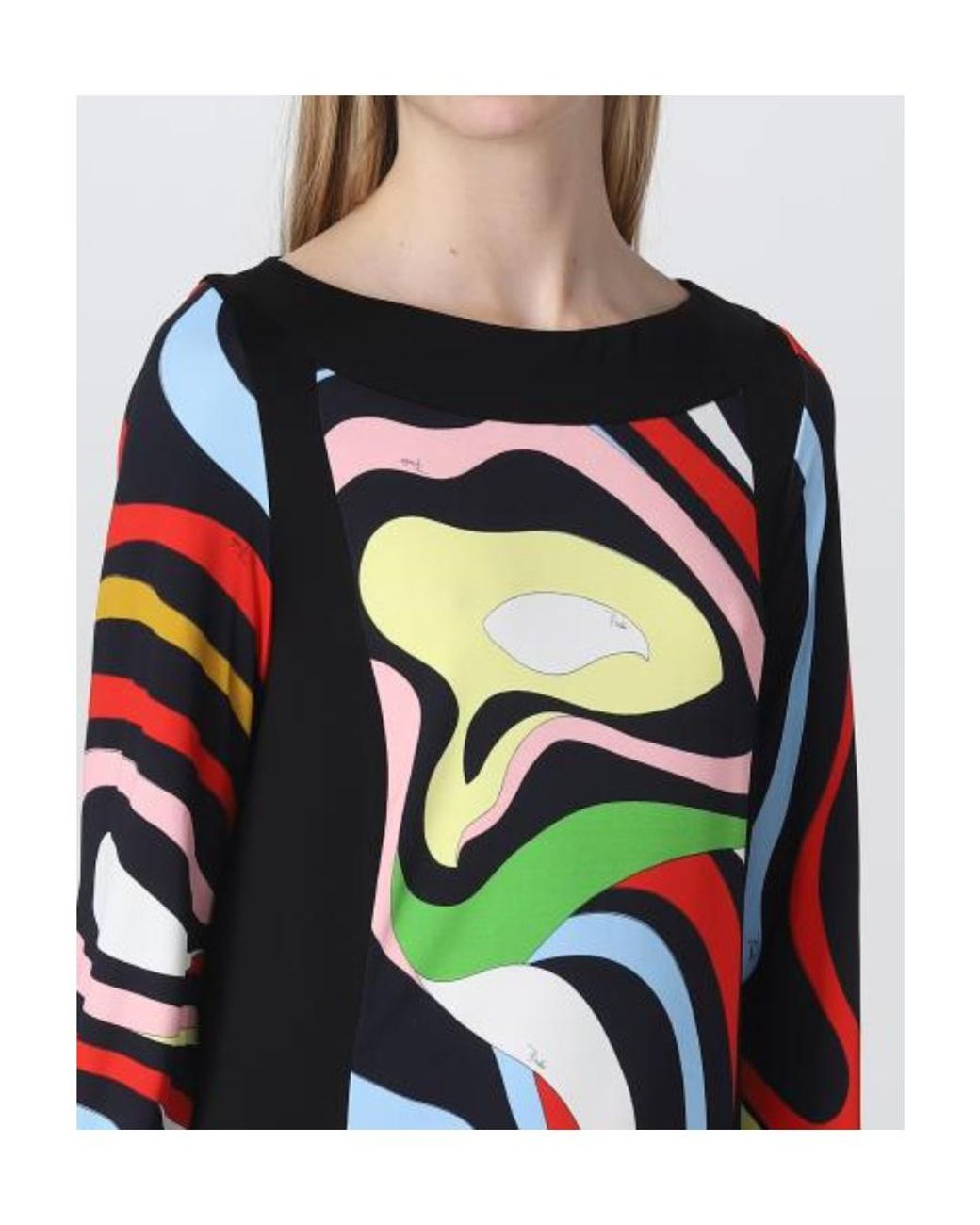 Emilio Pucci Red Marmo-Print Mini Dress