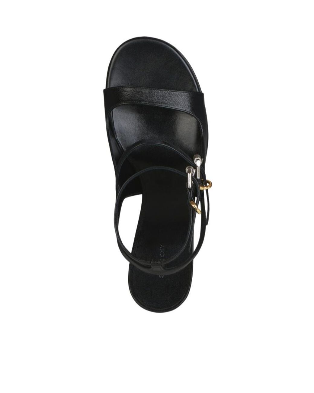 Givenchy Black Double Strapped Heeled Sandals