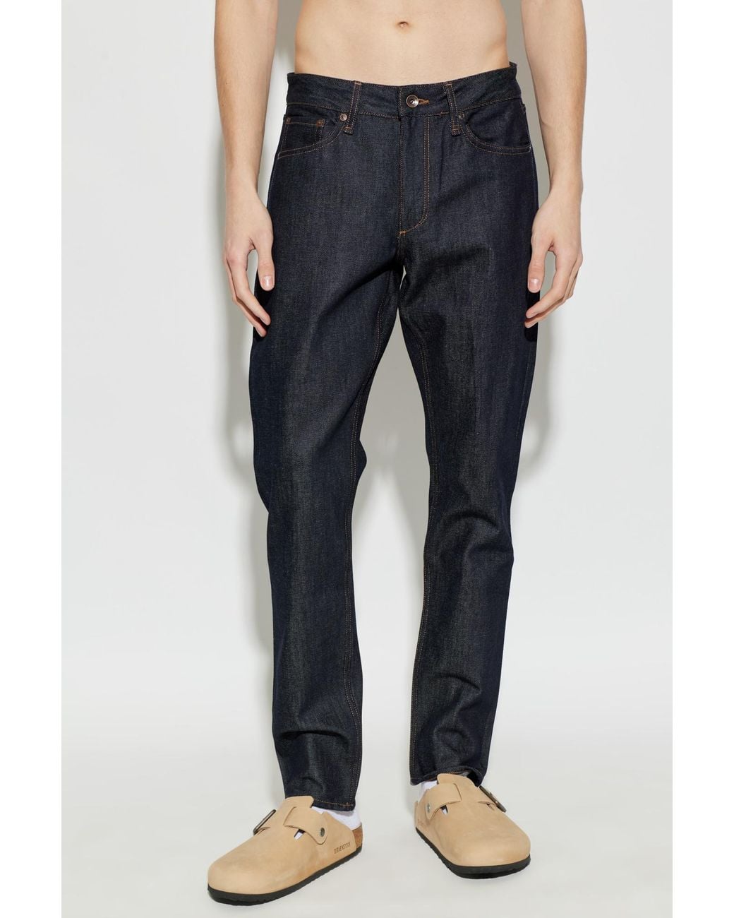 Rag & Bone Blue Straight-Leg Jeans for men