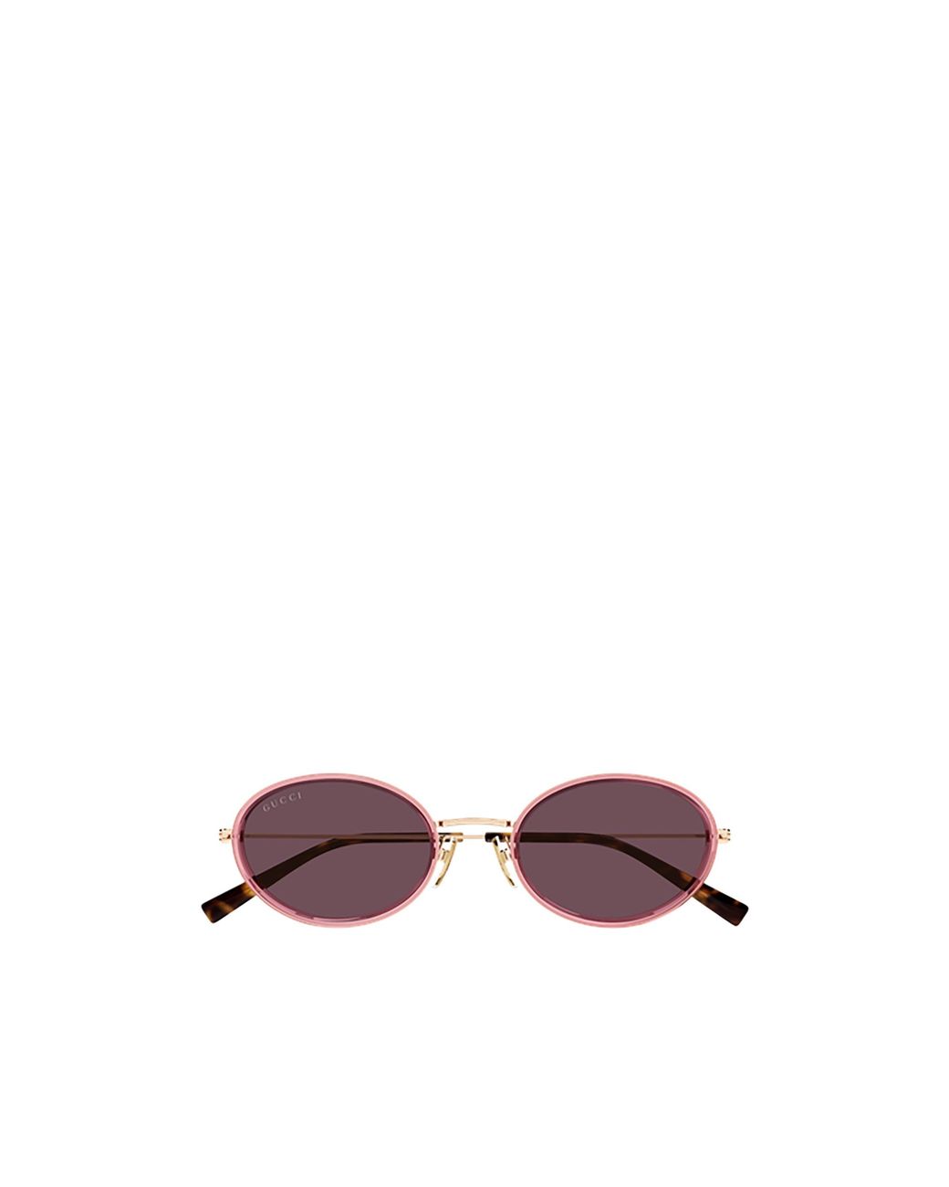 Gucci Brown Eyewear Round Frame Sunglasses