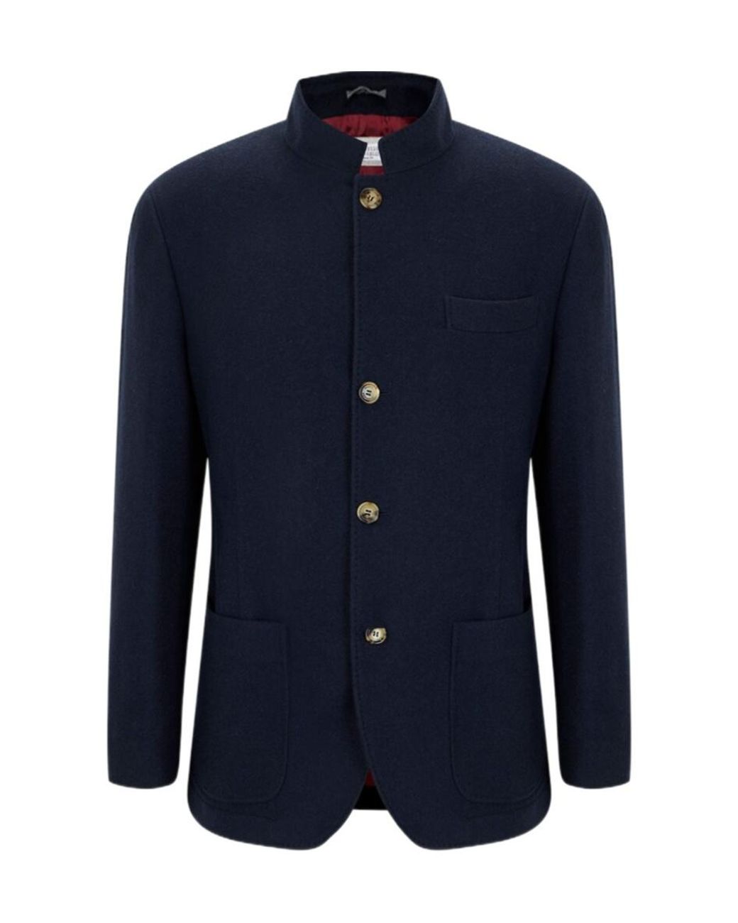 Brunello Cucinelli Blue Lightweight Water-Resistant Cashmere Outerwear Blazer for men