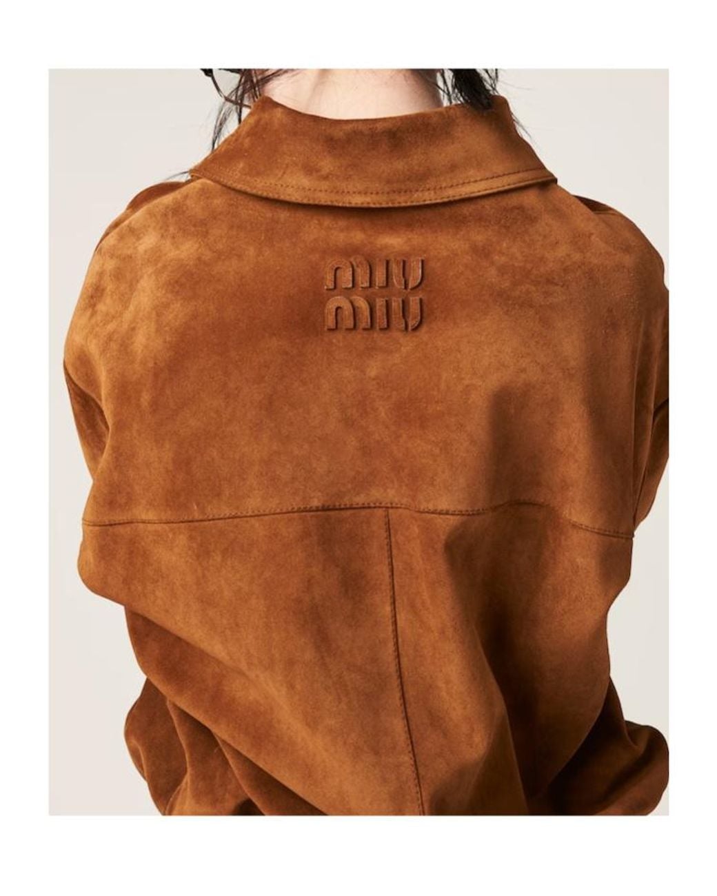 Miu Miu Brown Suede Jacket