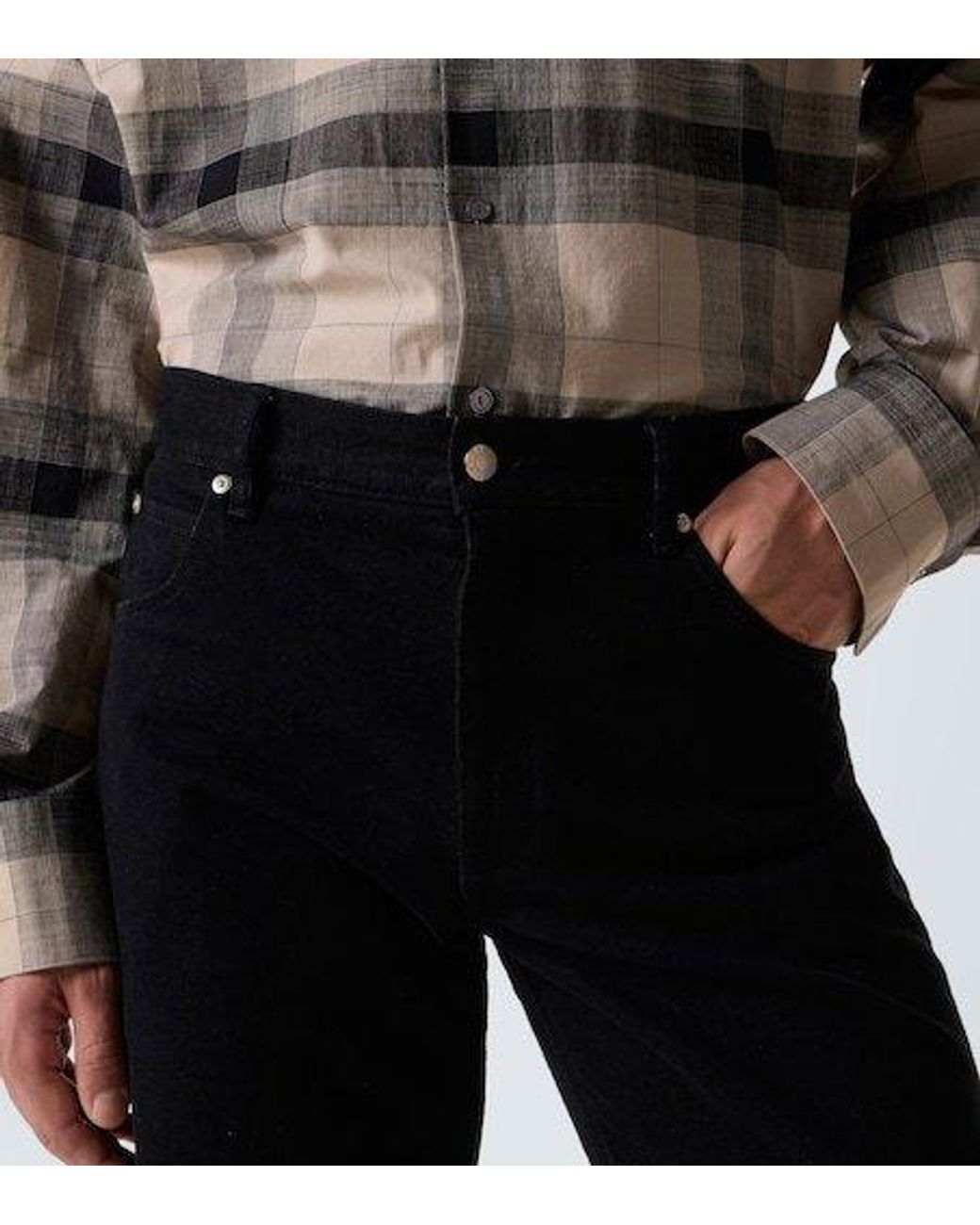 Calvin Klein Black 02 Mid-Rise Straight Jeans for men