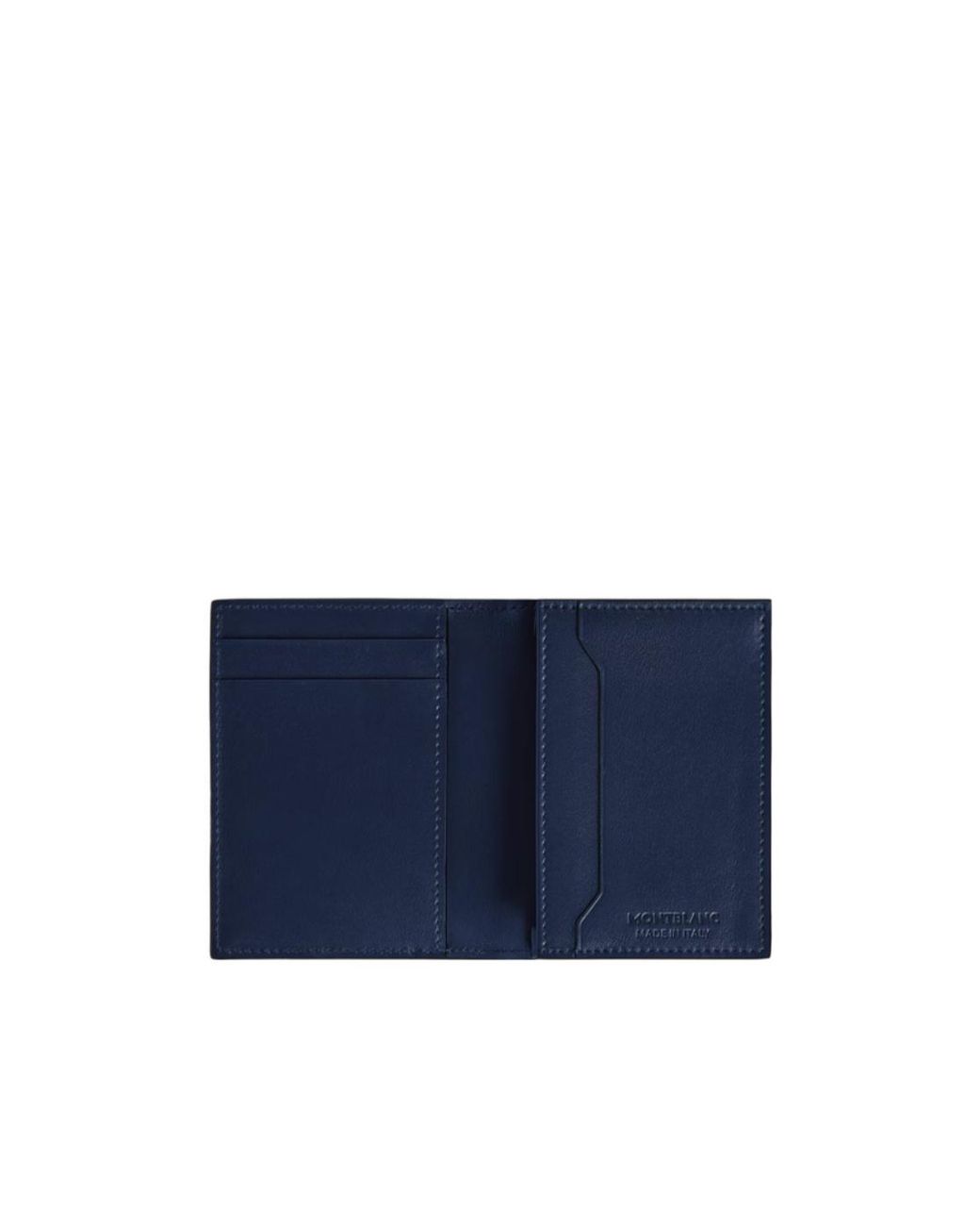 Montblanc Black Folded Leather Wallet for men