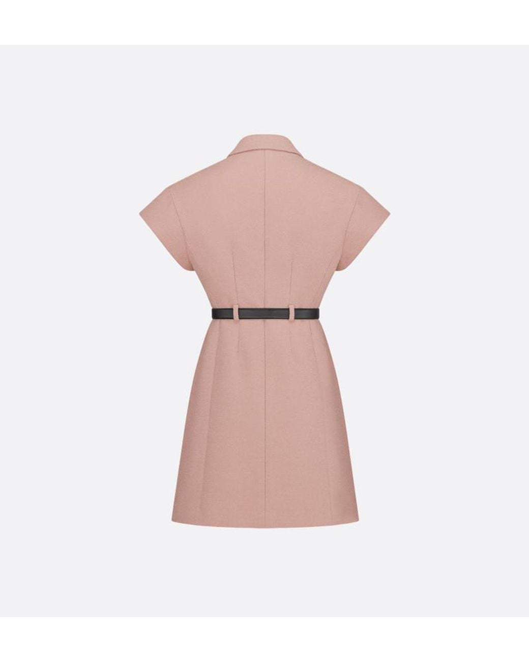 Dior Pink Short Belted Dress