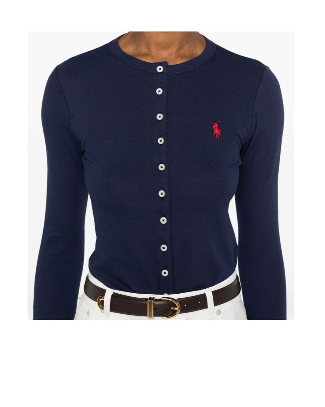 Polo Ralph Lauren Blue Polo Pony-Embroidered Shirt