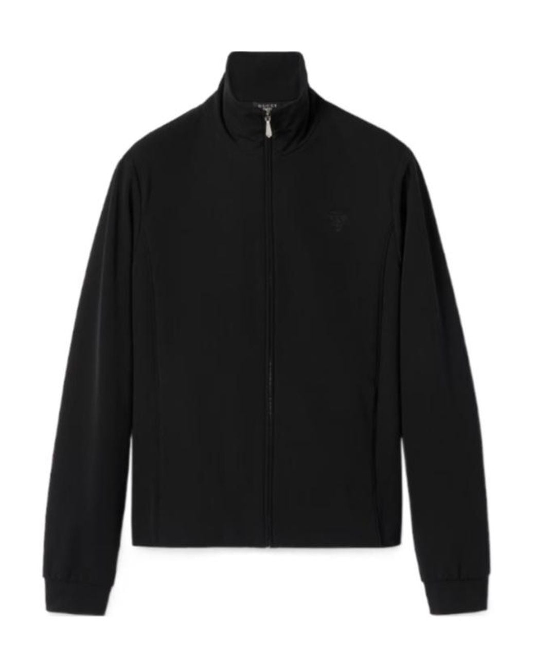 Gucci Black Stretch Nylon Gabardine Zip Jacket for men