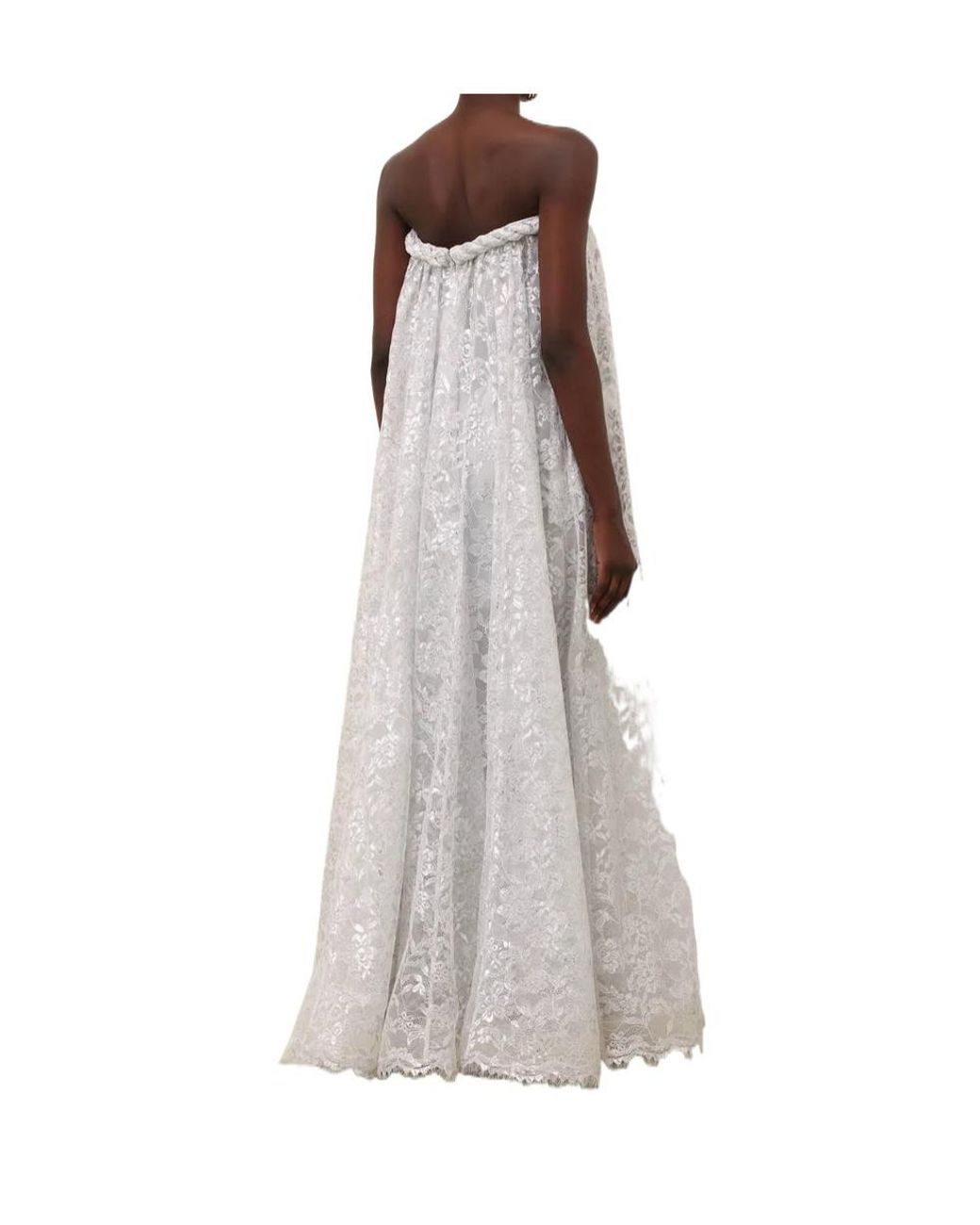Zimmermann White Carousel Metallic Twist Gown