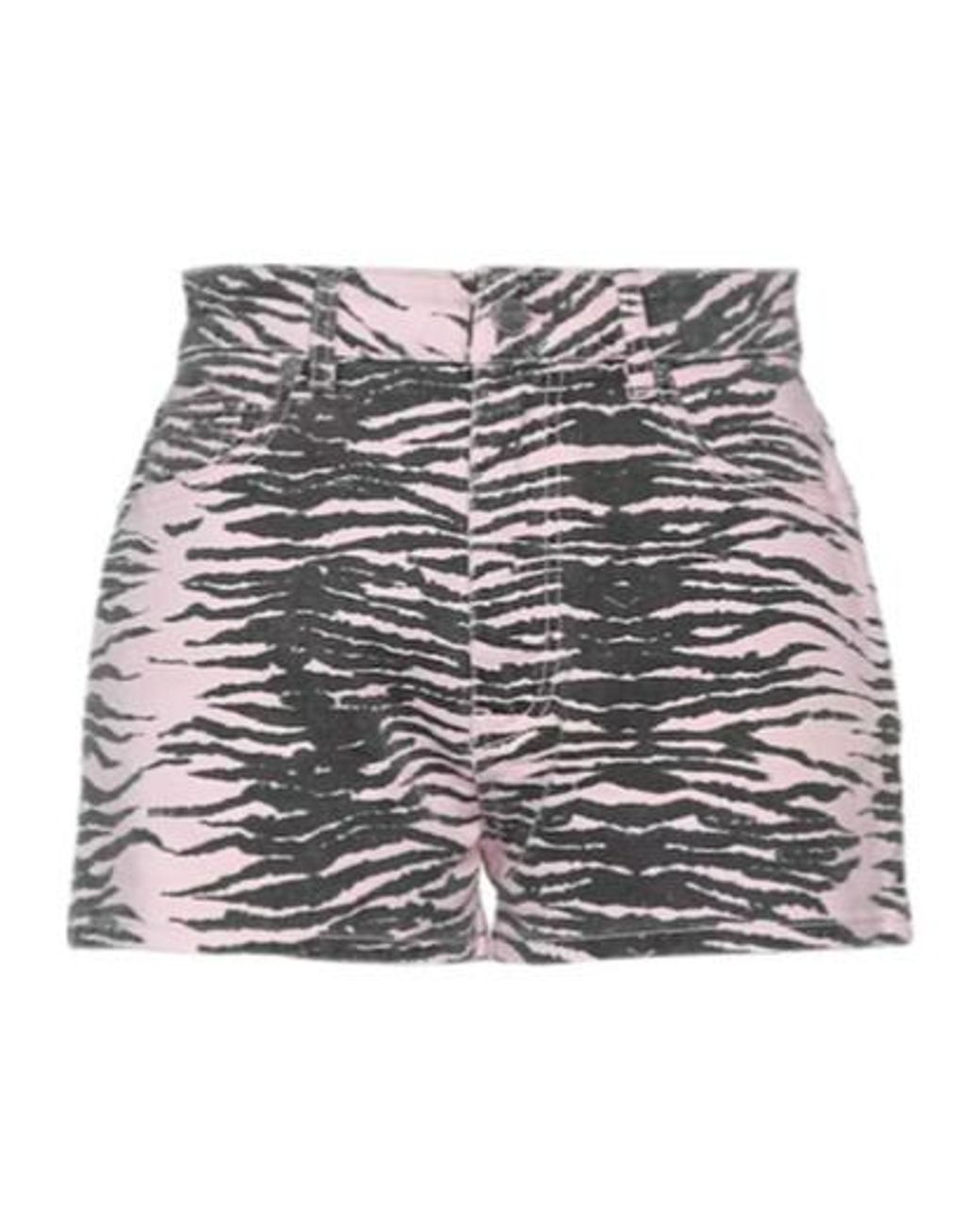 Ganni Black Denim Shorts