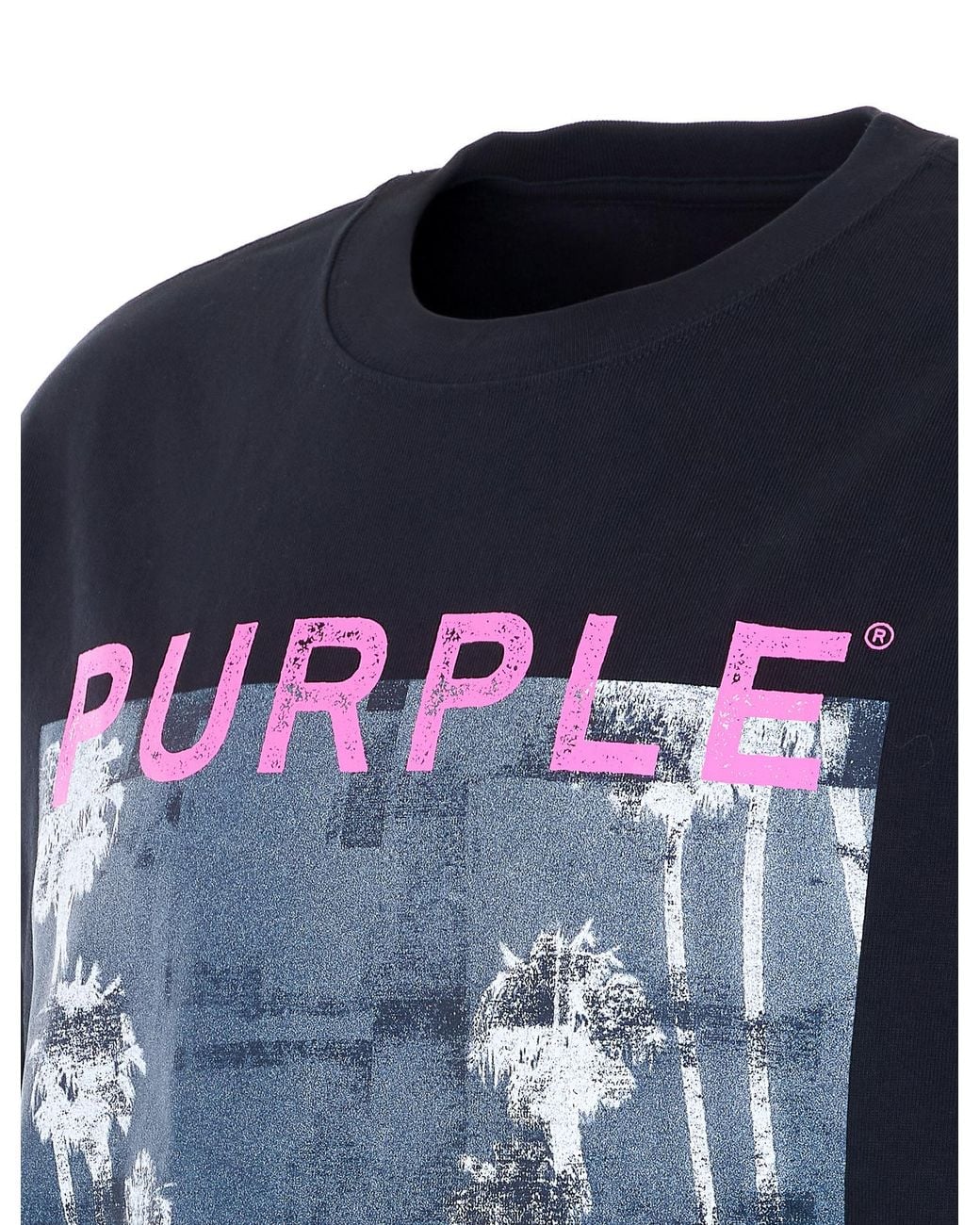 Purple Brand Blue Graphic Print T-Shirt for men