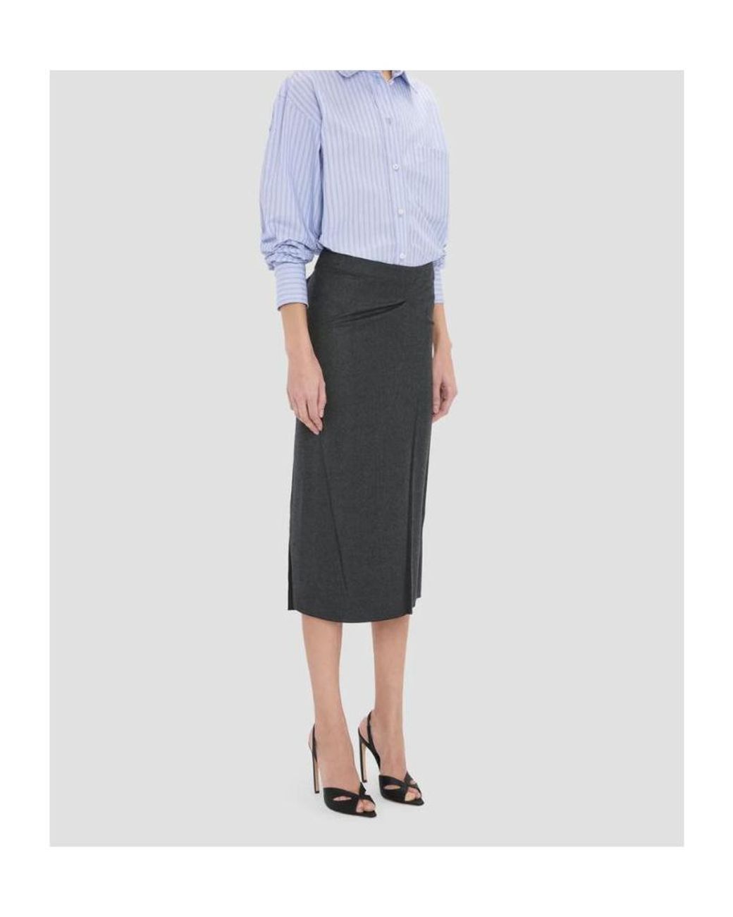 Victoria Beckham Black High-Waisted Skirt