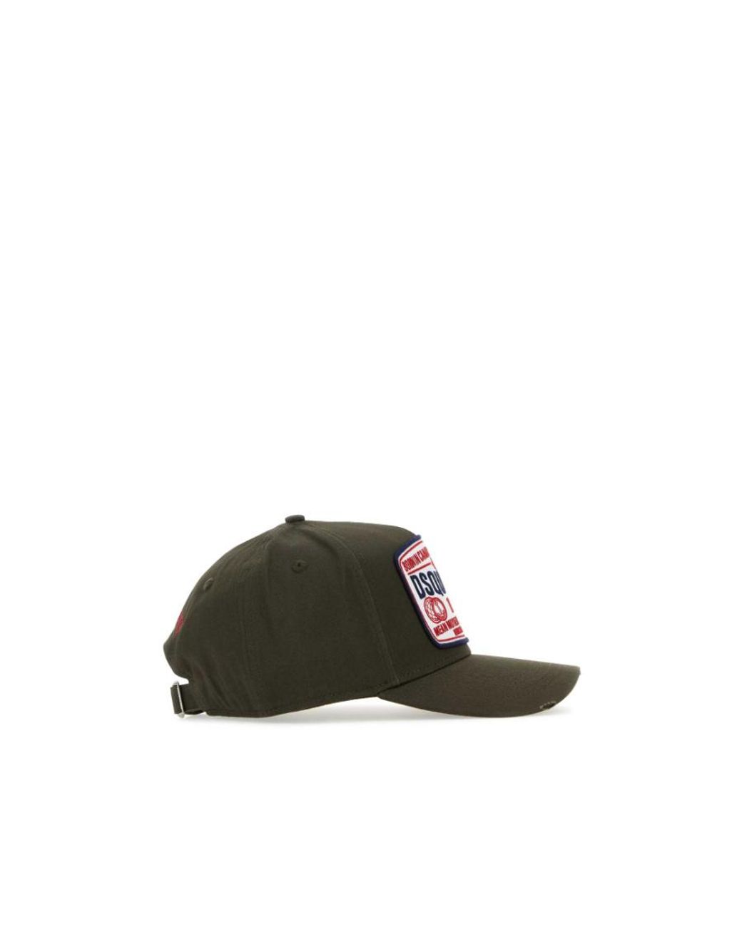 DSquared² Red D2 Worldwide Baseball Cap for men