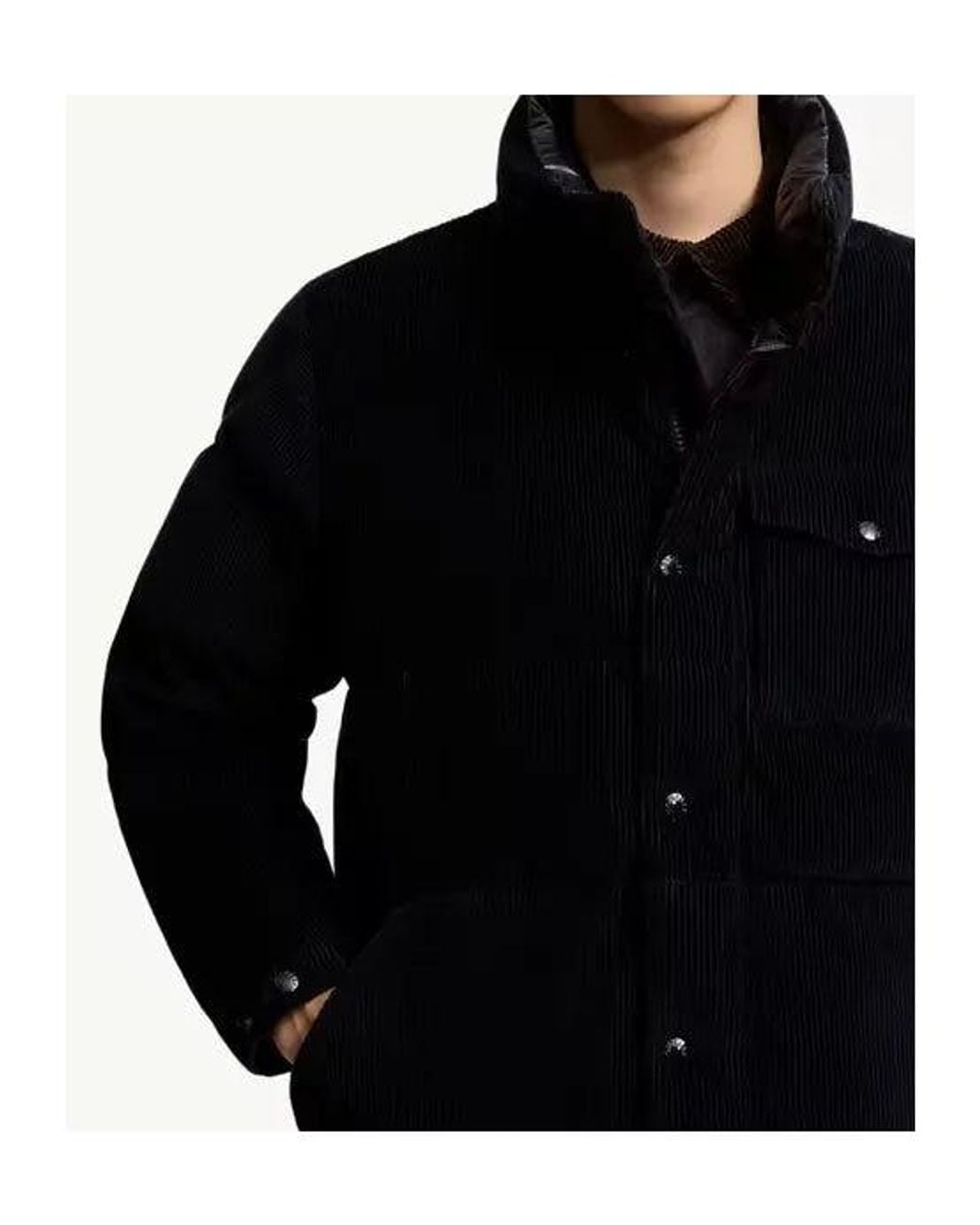 Moncler Blue Serrant Padded Jacket for men