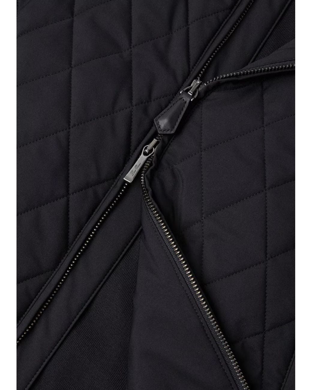 Loro Piana Blue Hopton Bomber Jacket for men