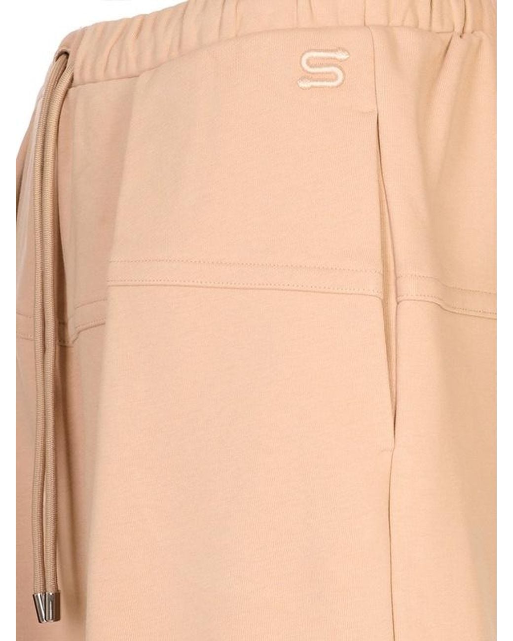 Sportmax Natural Spdcandore Drawstring Trousers