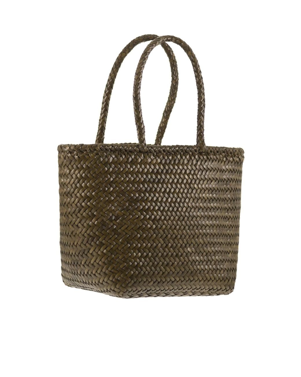 Dragon Diffusion Green Grace Small Basket Bag