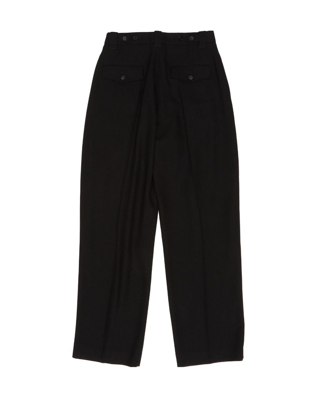 Phoebe Philo Black Casual Pants With Belt Loops
