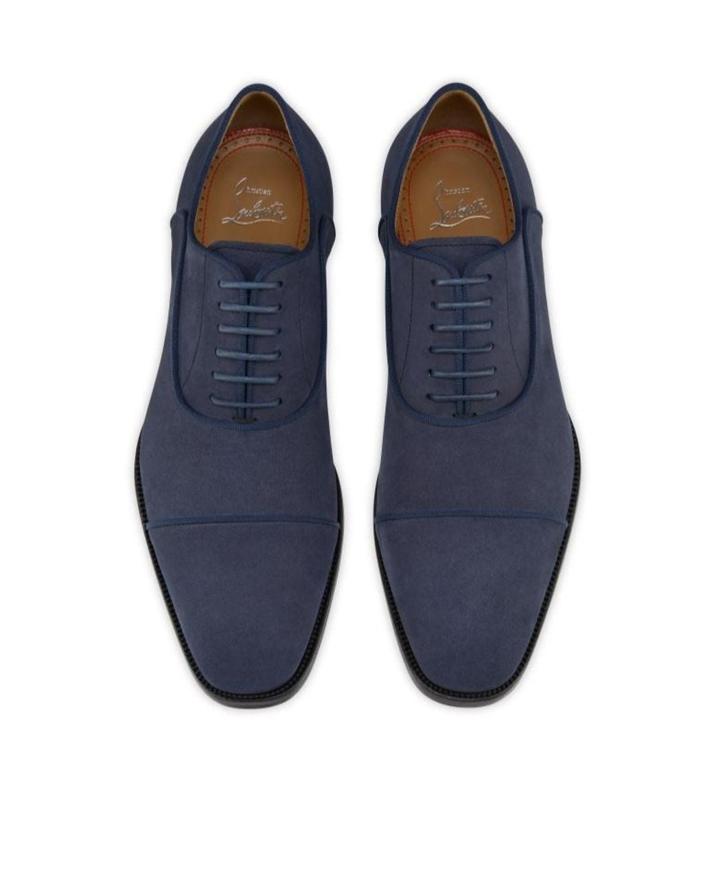 Christian Louboutin Blue Oxfords for men